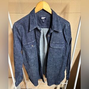 Lands' End Indigo Chambray Shirt